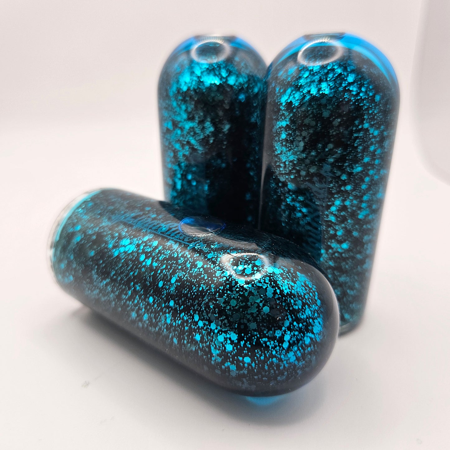 Limited Edition - Standard Sized Glass Guitar Slide - Blue Tourmaline