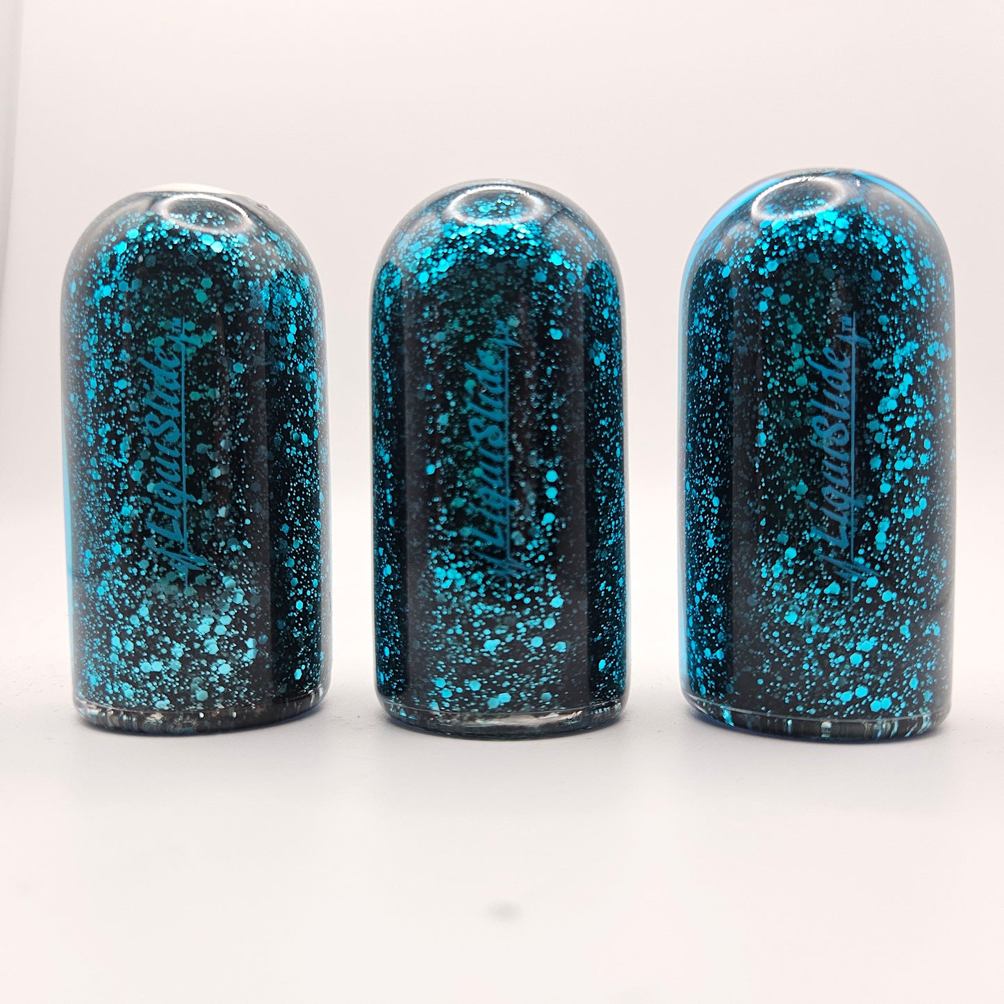 Limited Edition - Knuckle Sized Glass Guitar Slide -  Blue Tourmaline