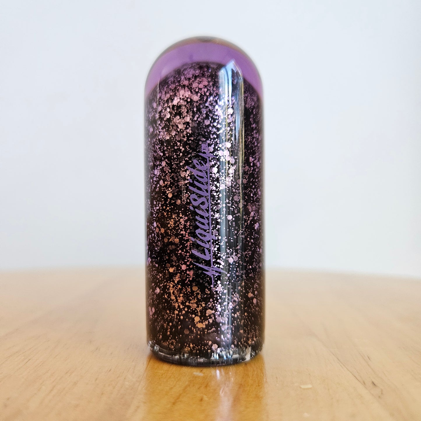 Limited Edition - Pinky Sized Glass Guitar Slide - Amethyst - Liquislide