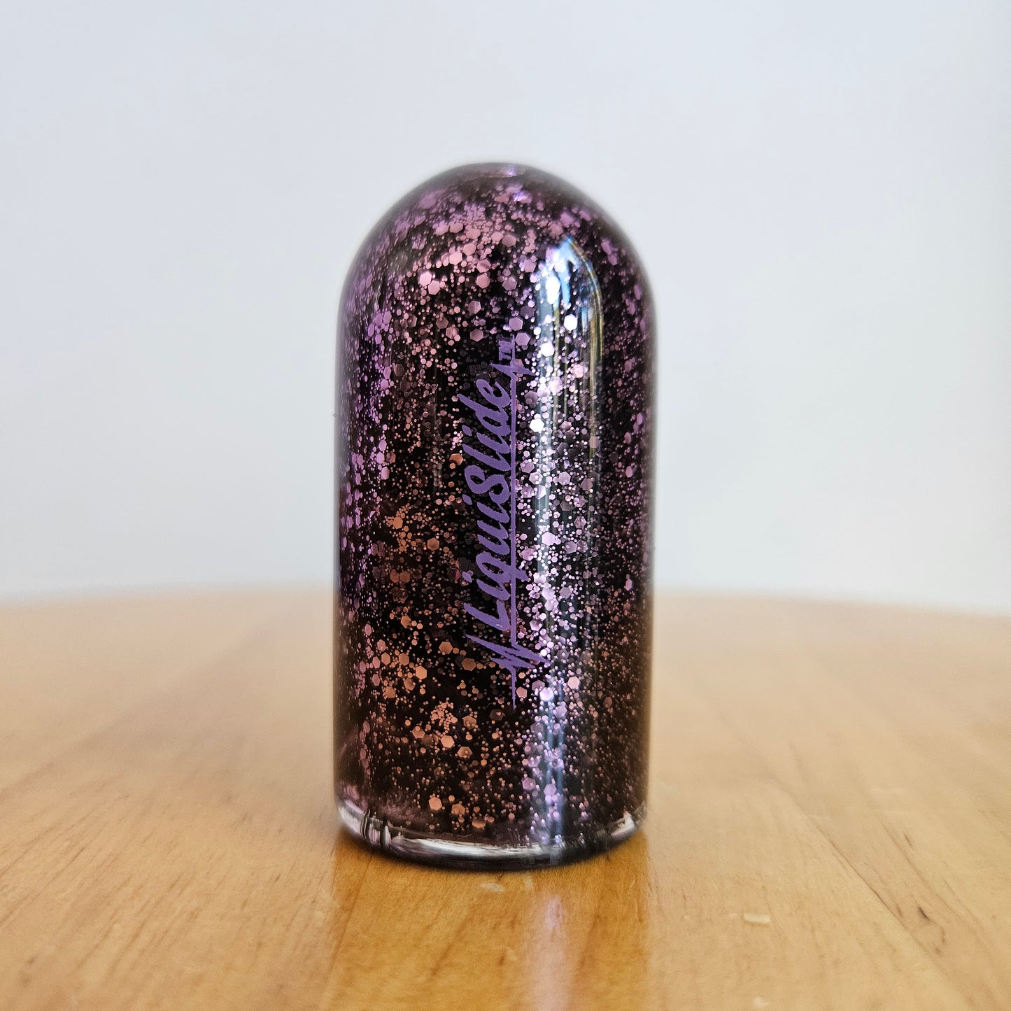 Limited Edition - Knuckle Sized Glass Guitar Slide - Amethyst - Liquislide