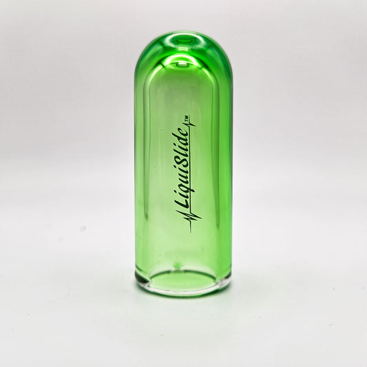 The LiquiSlide - Pinky Sized Glass Guitar Slide - Light Green - Liquislide