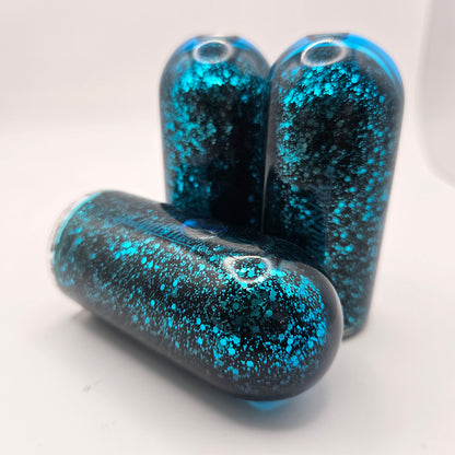 Limited Edition - Standard Sized Glass Guitar Slide - Blue Tourmaline