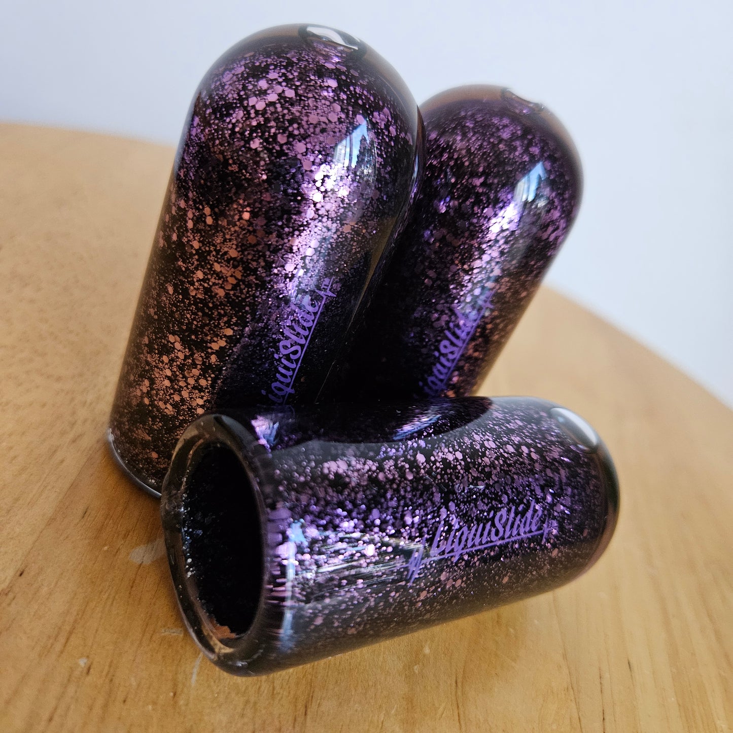 Limited Edition - Standard Sized Glass Guitar Slide - Amethyst - Liquislide