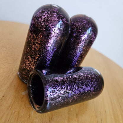 Limited Edition - Standard Sized Glass Guitar Slide - Amethyst - Liquislide