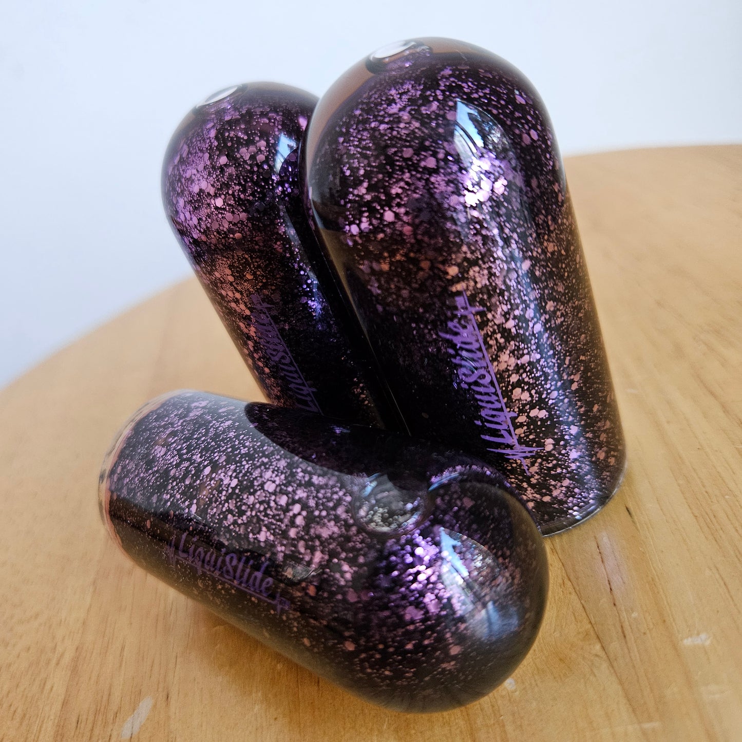 Limited Edition - Standard Sized Glass Guitar Slide - Amethyst - Liquislide