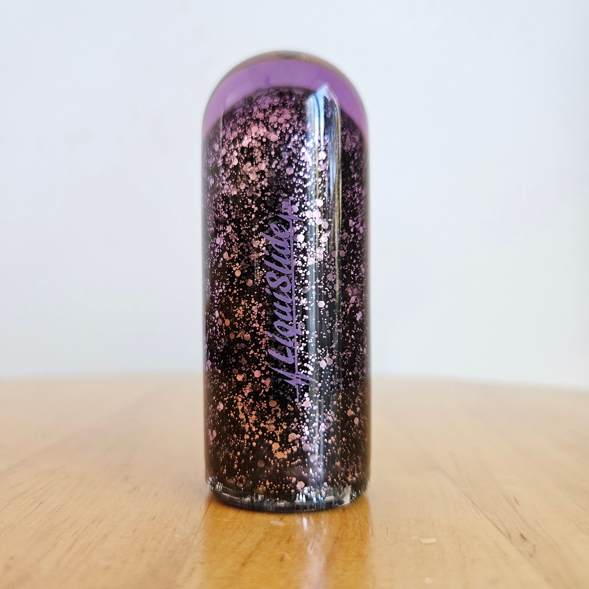 Limited Edition - Pinky Sized Glass Guitar Slide - Amethyst - Liquislide