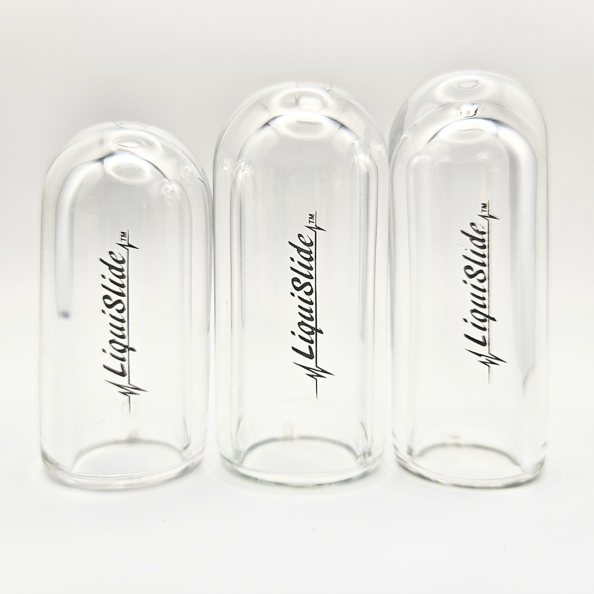 The LiquiSlide - Pinky Sized Glass Guitar Slide - Clear - Liquislide