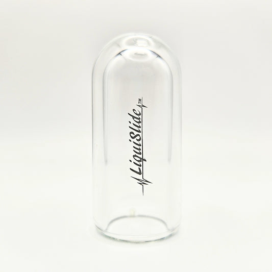 The LiquiSlide - Standard Sized Glass Guitar Slide - Clear - Liquislide