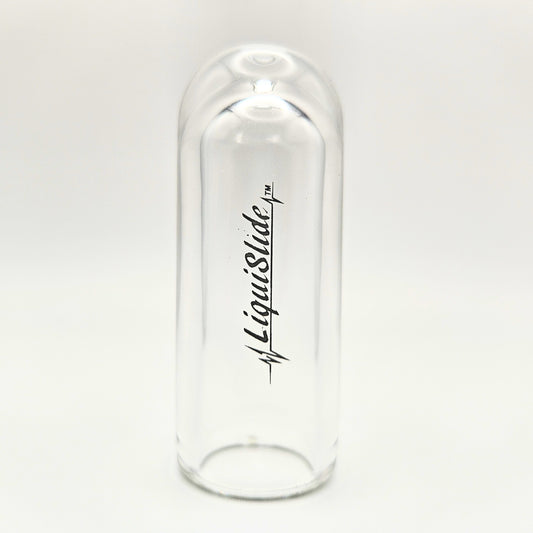 The LiquiSlide - Pinky Sized Glass Guitar Slide - Clear - Liquislide