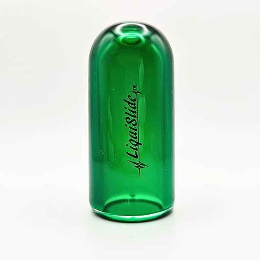 The LiquiSlide - Standard Sized Glass Guitar Slide - Go Green - Liquislide