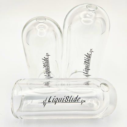 The LiquiSlide - Pinky Sized Glass Guitar Slide - Clear - Liquislide