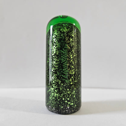 Limited Edition - Pinky Sized Glass Guitar Slide - Green Zircon